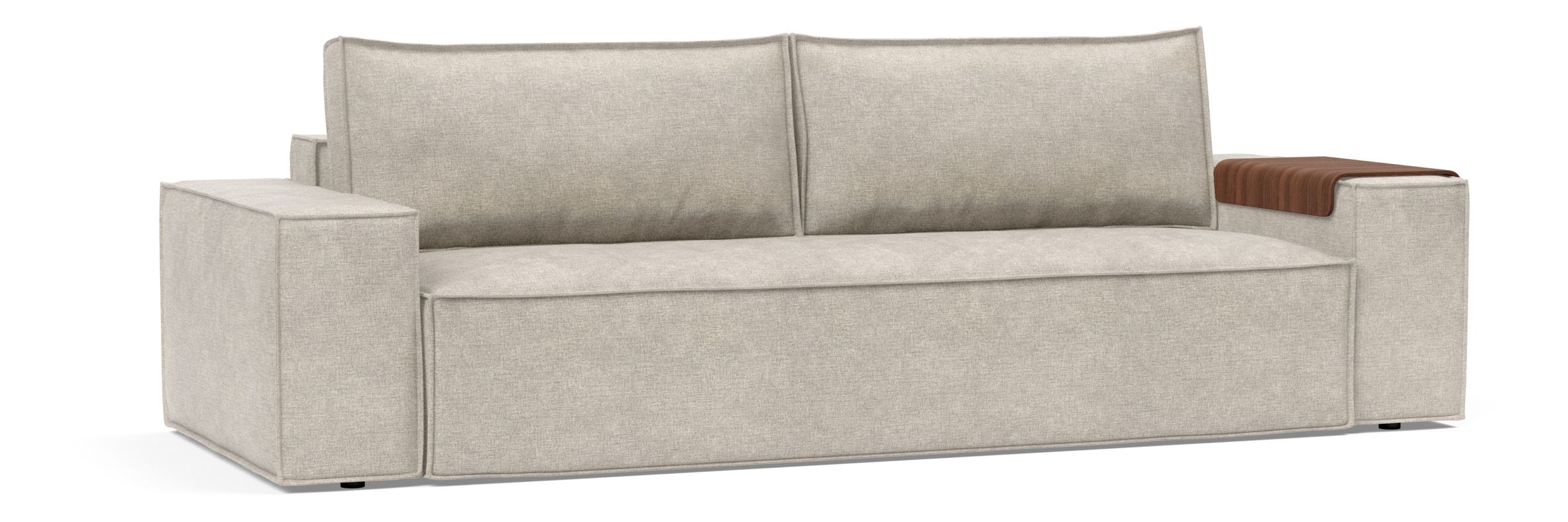 Newilla Storage Sofa Bed w/ Wide Arm Rests