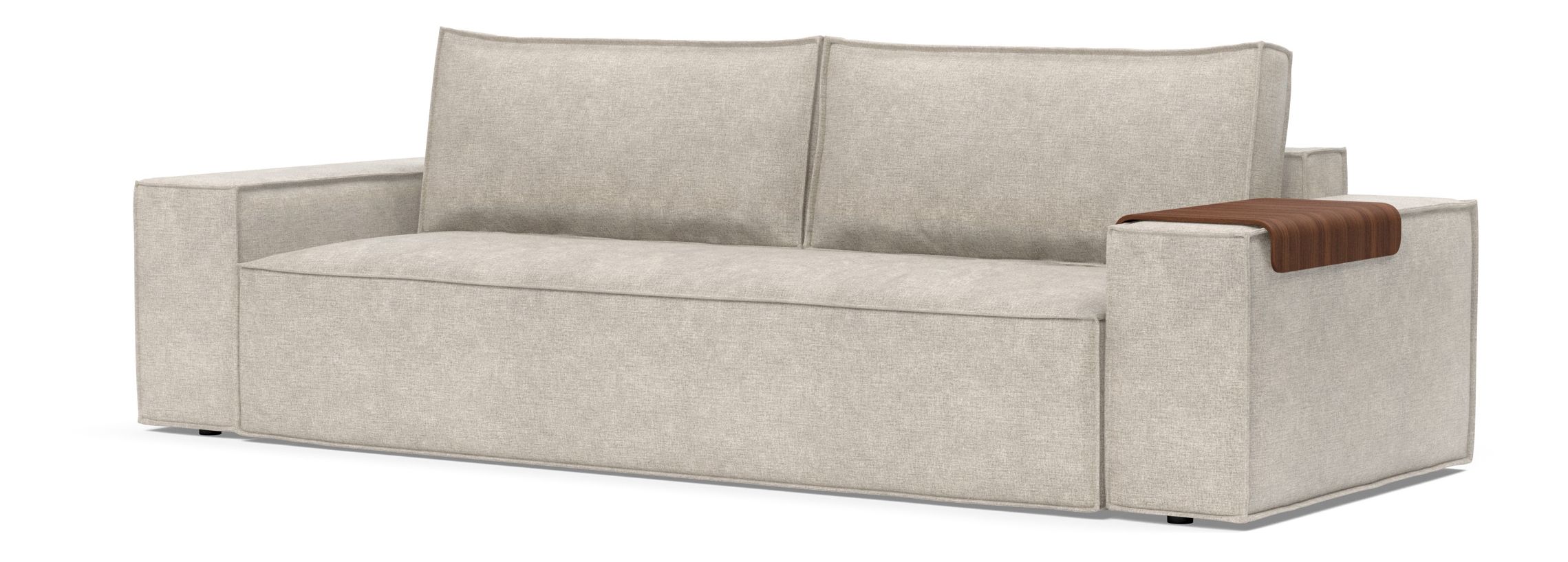 Newilla Storage Sofa Bed w/ Wide Arm Rests