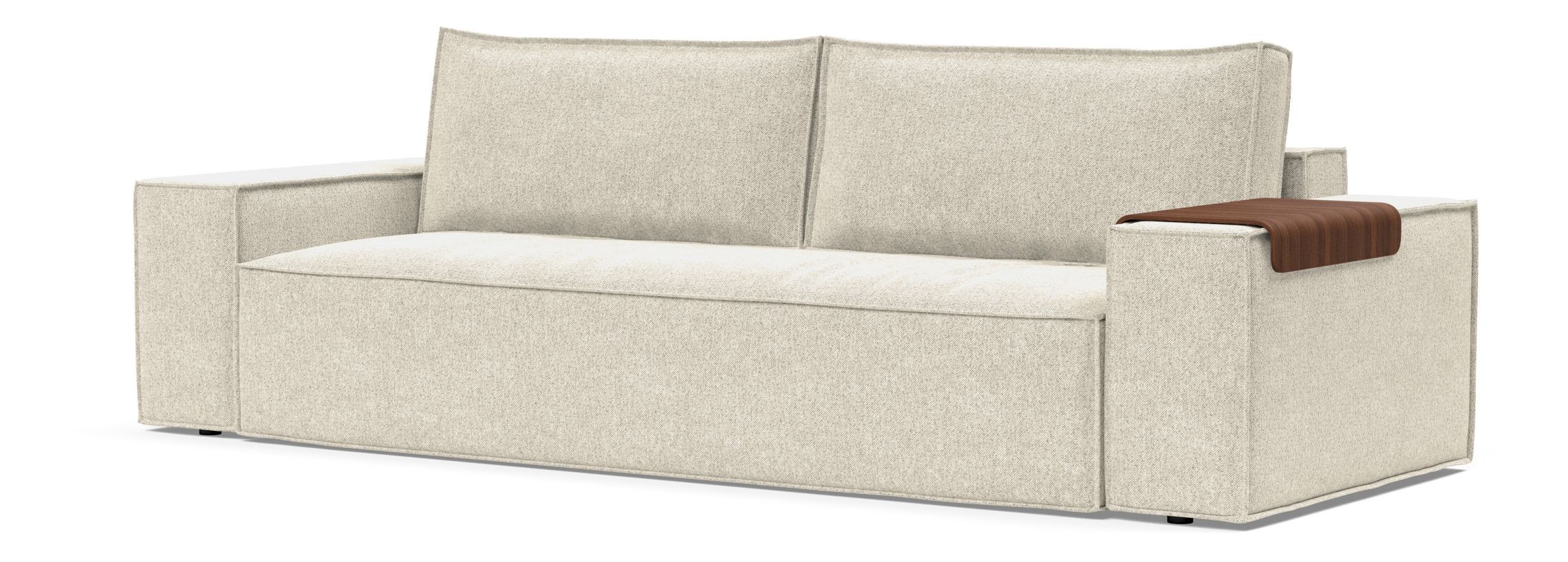 Newilla Storage Sofa Bed w/ Wide Arm Rests