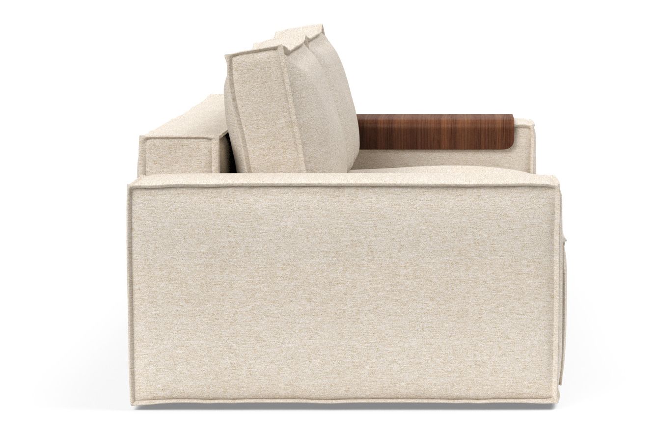 Newilla Storage Sofa Bed w/ Wide Arm Rests