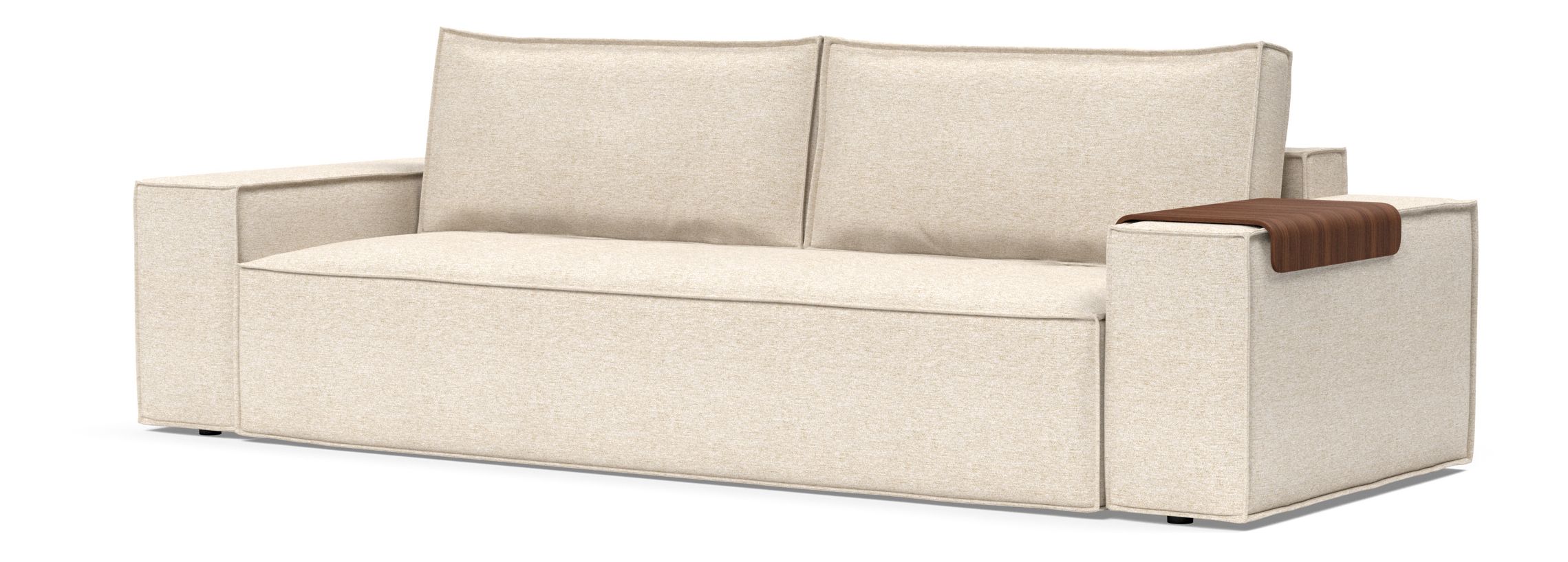 Newilla Storage Sofa Bed w/ Wide Arm Rests