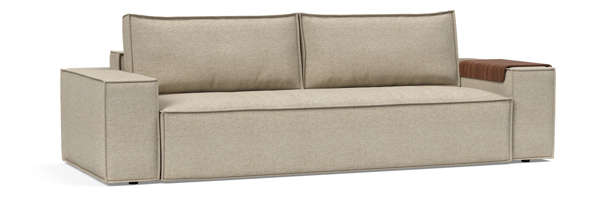 Newilla Storage Sofa Bed w/ Wide Arm Rests