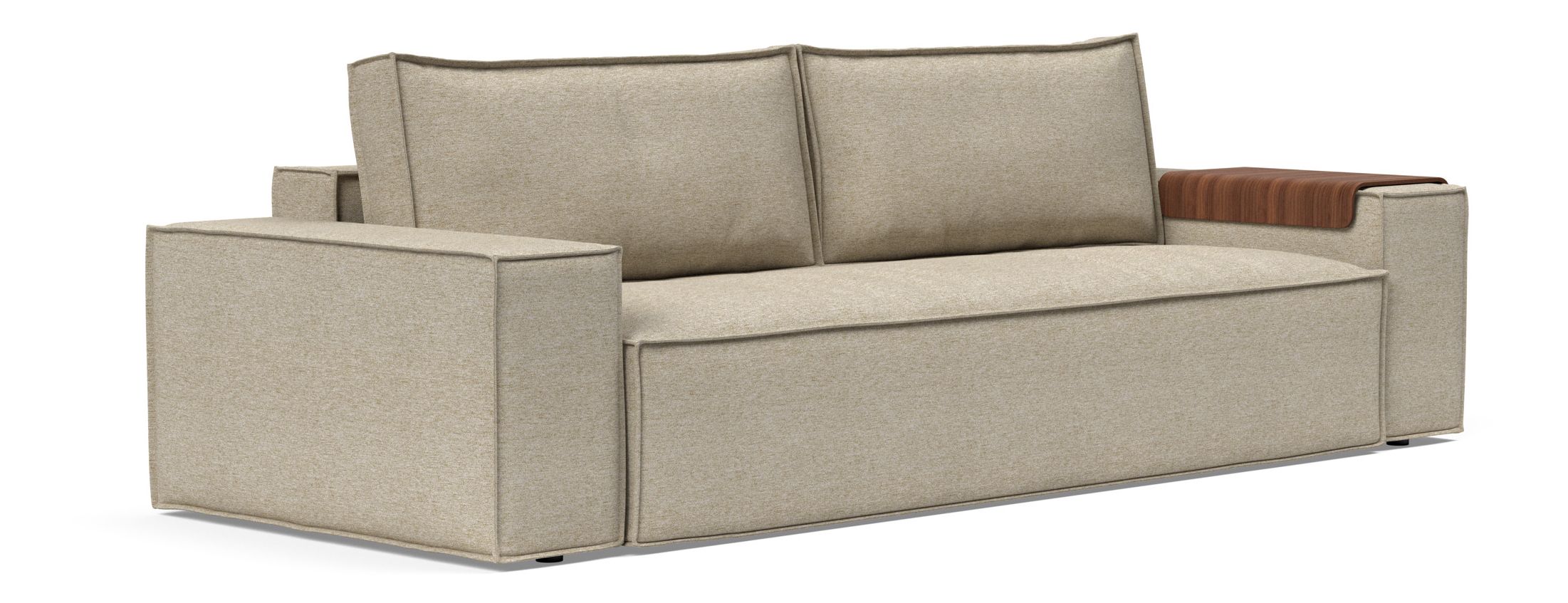Newilla Storage Sofa Bed w/ Wide Arm Rests