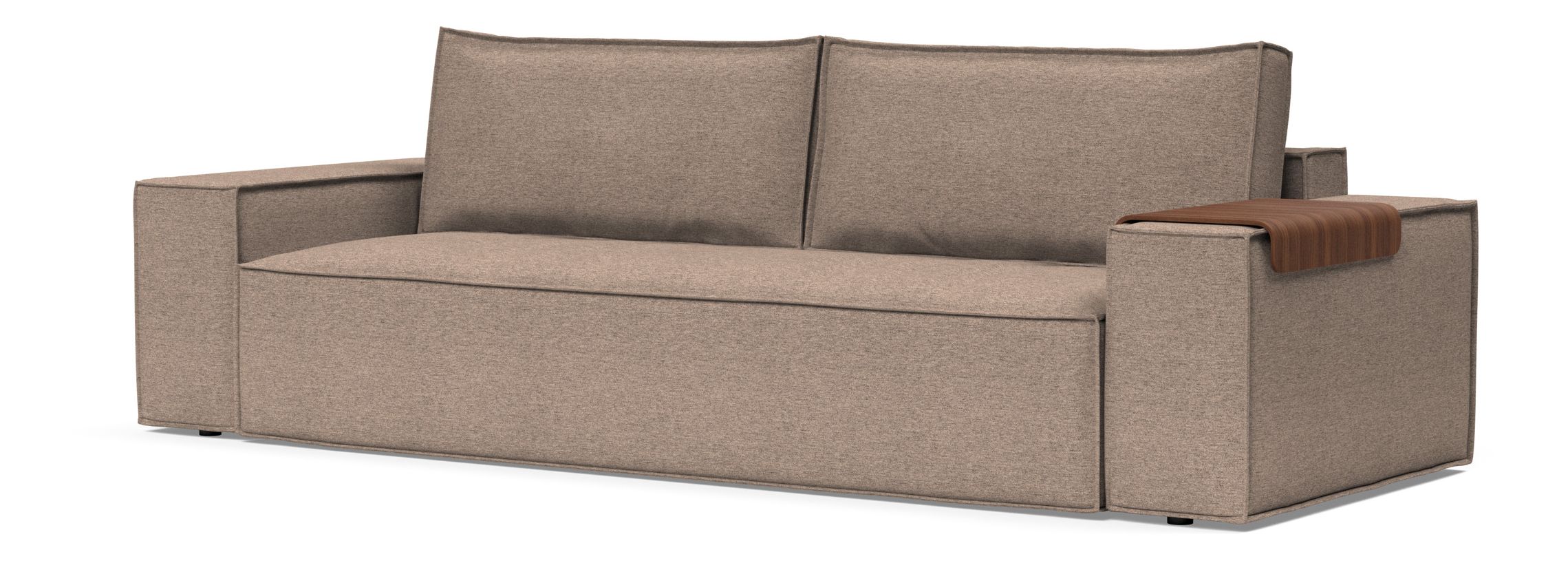 Newilla Storage Sofa Bed w/ Wide Arm Rests