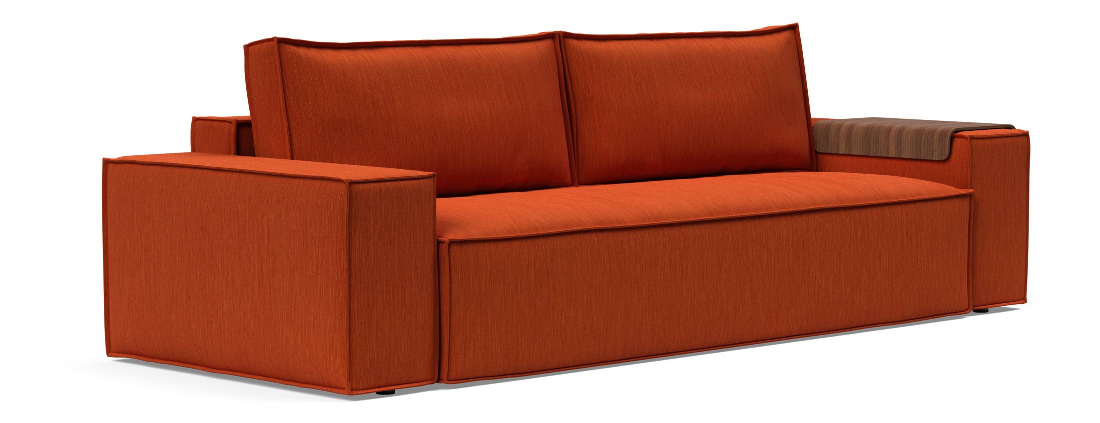 Newilla Storage Sofa Bed w/ Wide Arm Rests