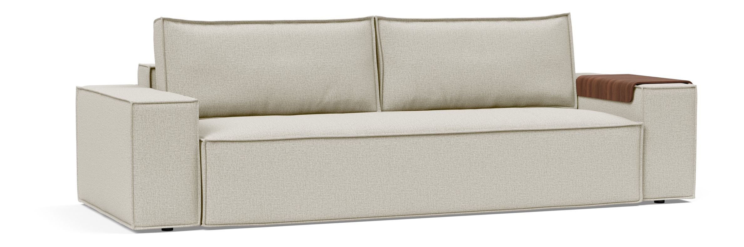 Newilla Storage Sofa Bed w/ Wide Arm Rests