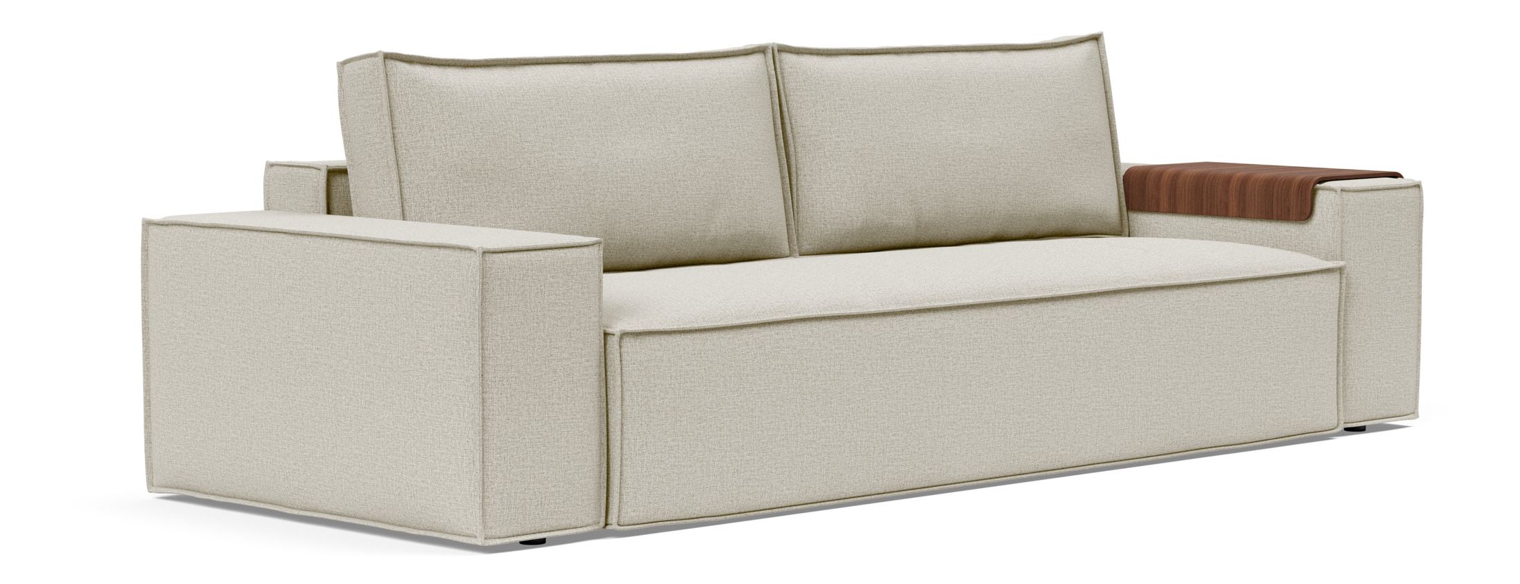Newilla Storage Sofa Bed w/ Wide Arm Rests