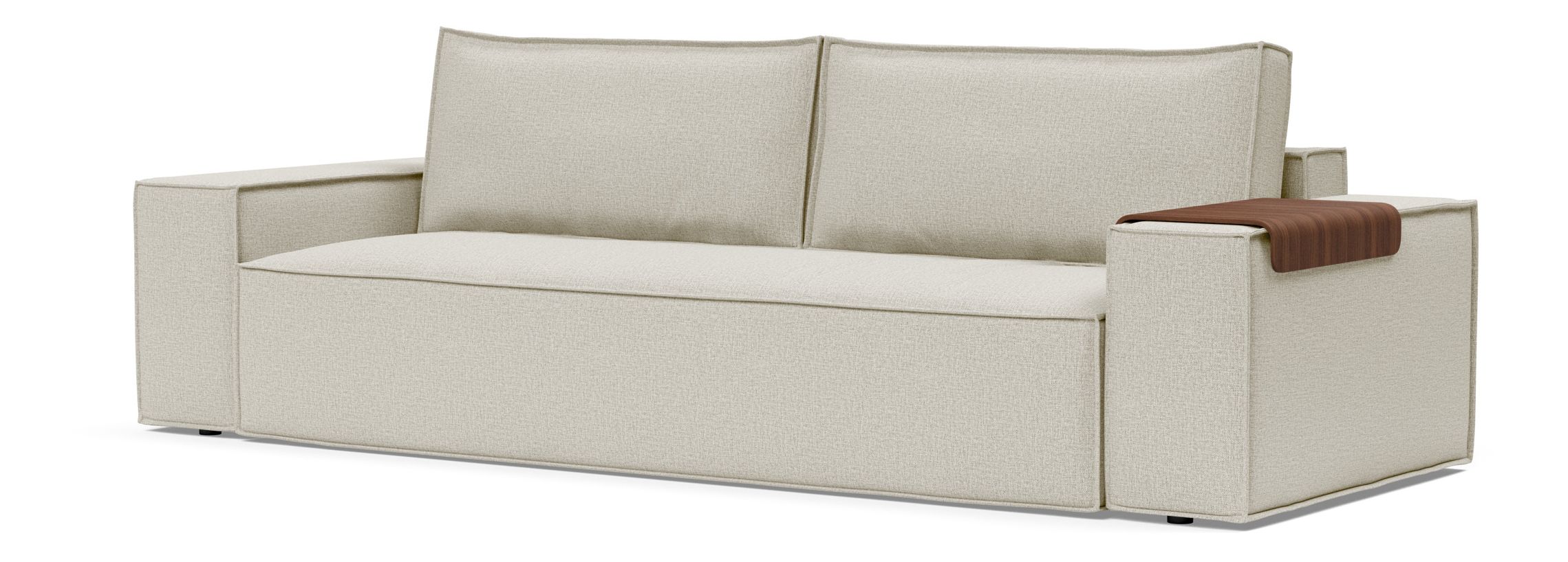 Newilla Storage Sofa Bed w/ Wide Arm Rests