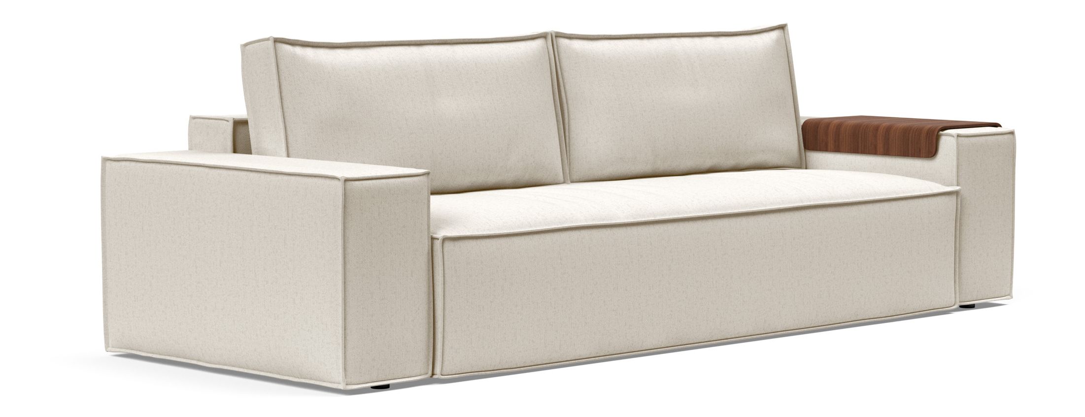 Newilla Storage Sofa Bed w/ Wide Arm Rests