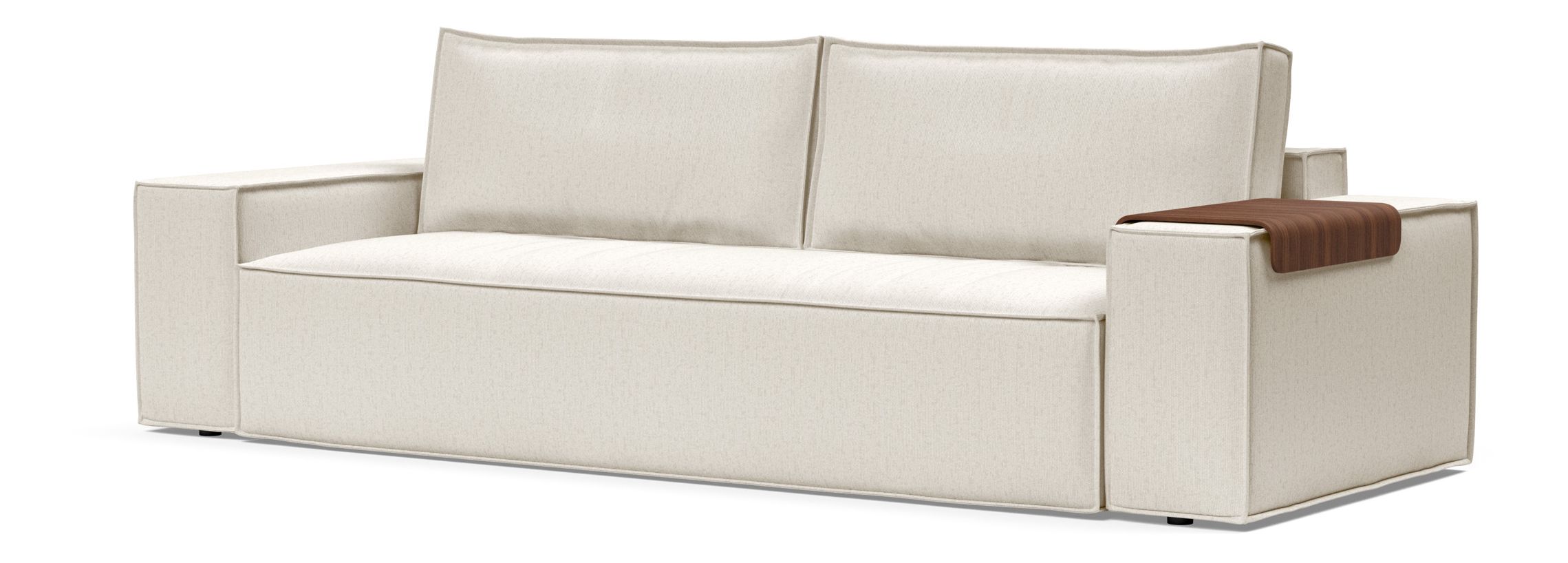 Newilla Storage Sofa Bed w/ Wide Arm Rests