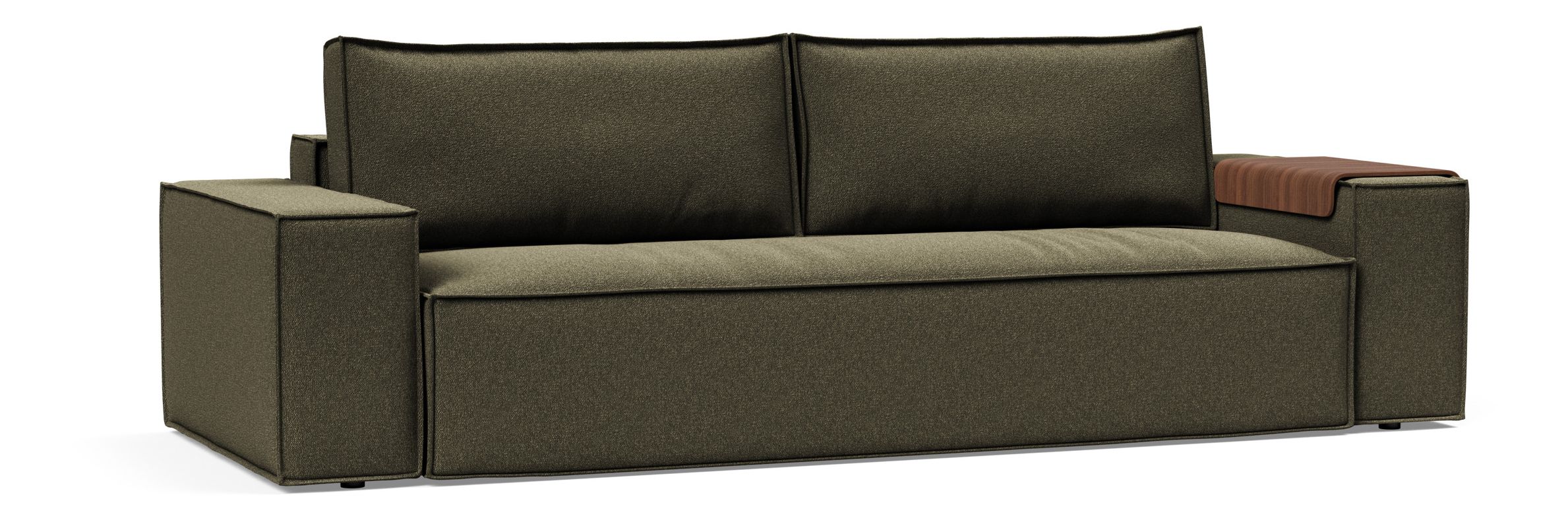 Newilla Storage Sofa Bed w/ Wide Arm Rests