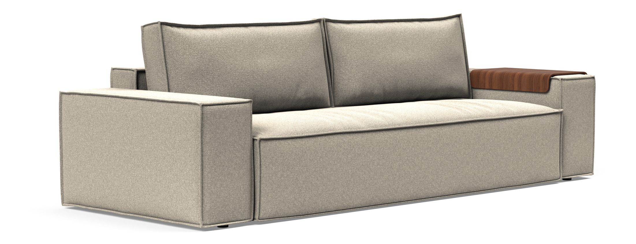 Newilla Storage Sofa Bed w/ Wide Arm Rests