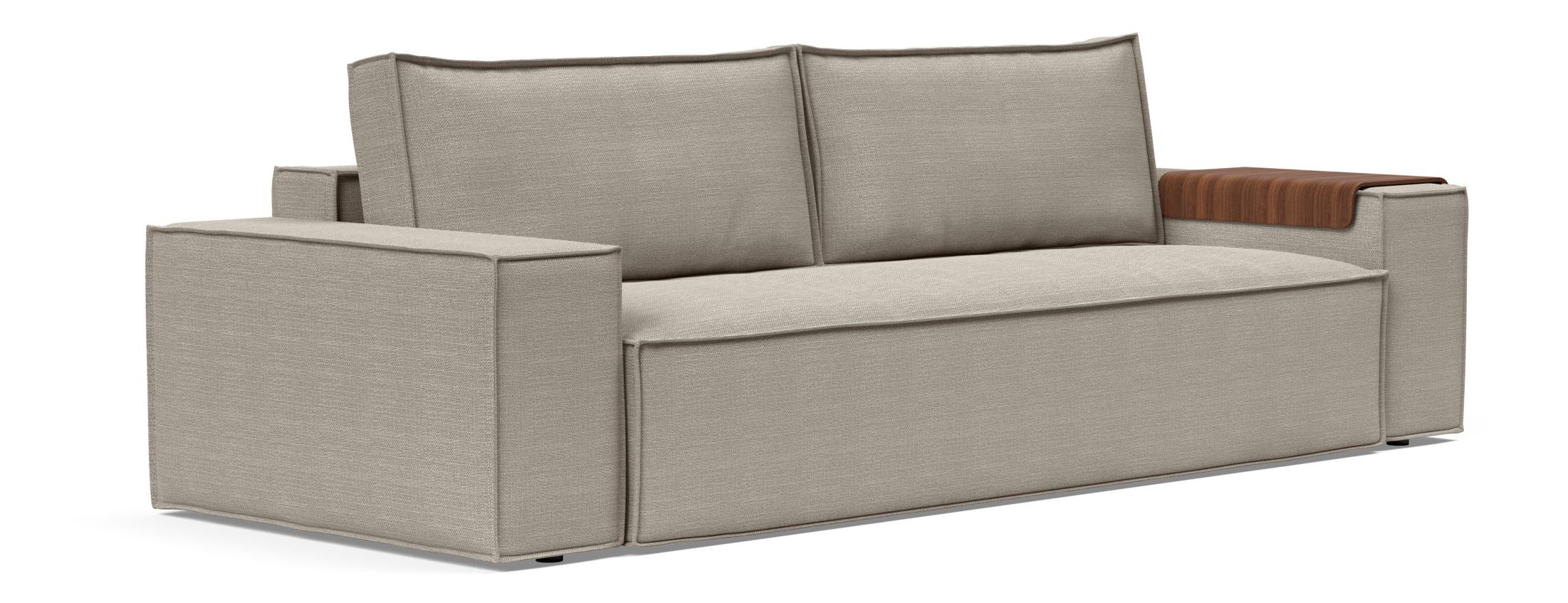 Newilla Storage Sofa Bed w/ Wide Arm Rests