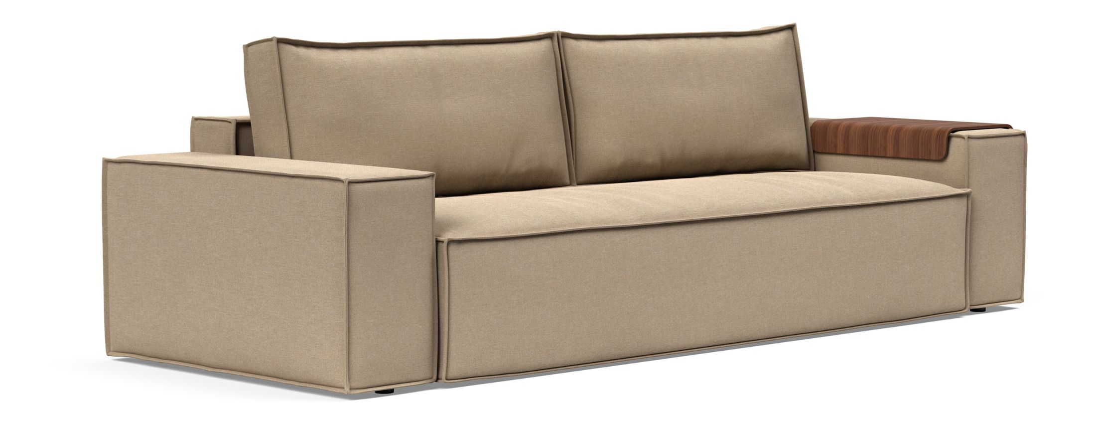 Newilla Storage Sofa Bed w/ Wide Arm Rests