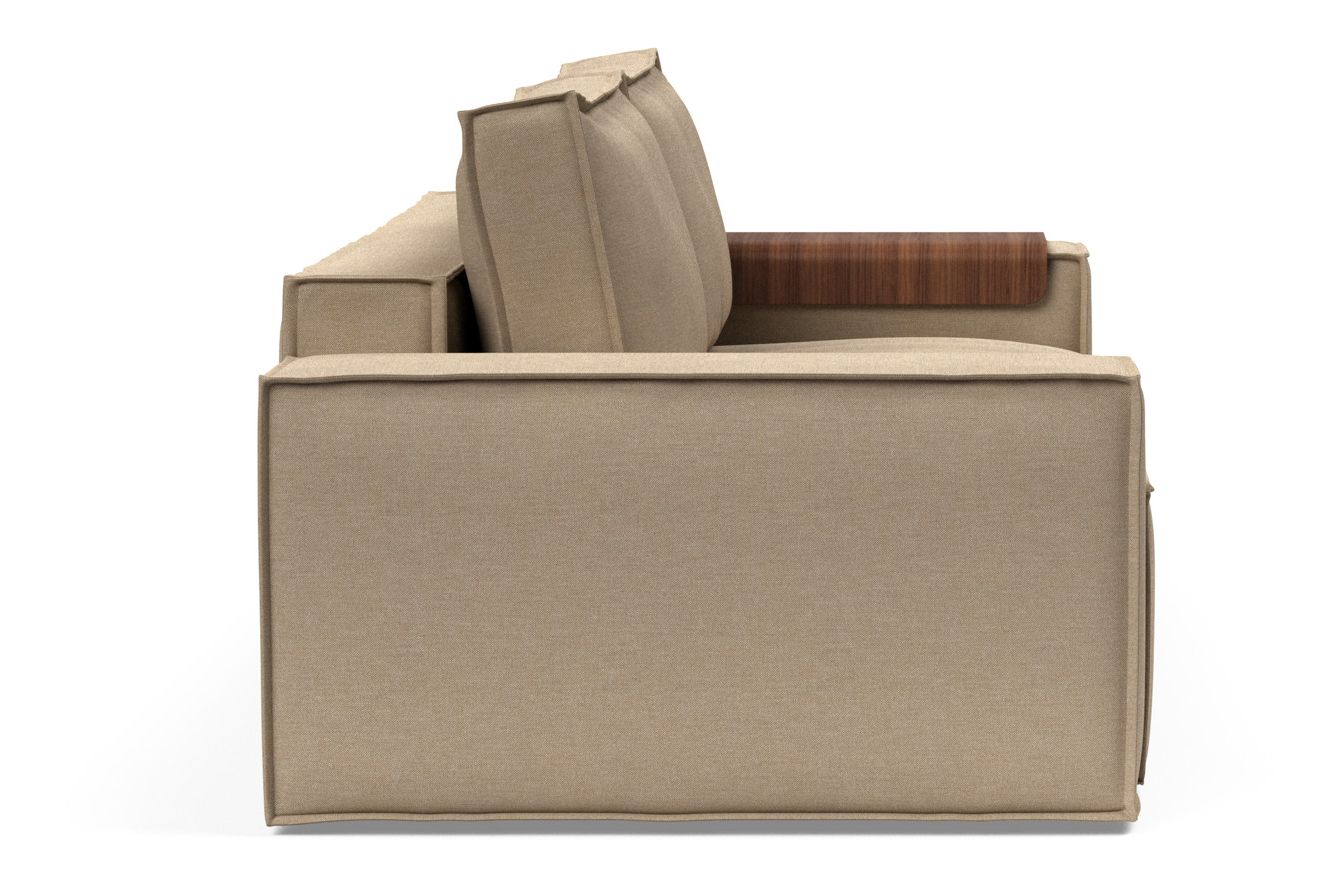 Newilla Storage Sofa Bed w/ Wide Arm Rests