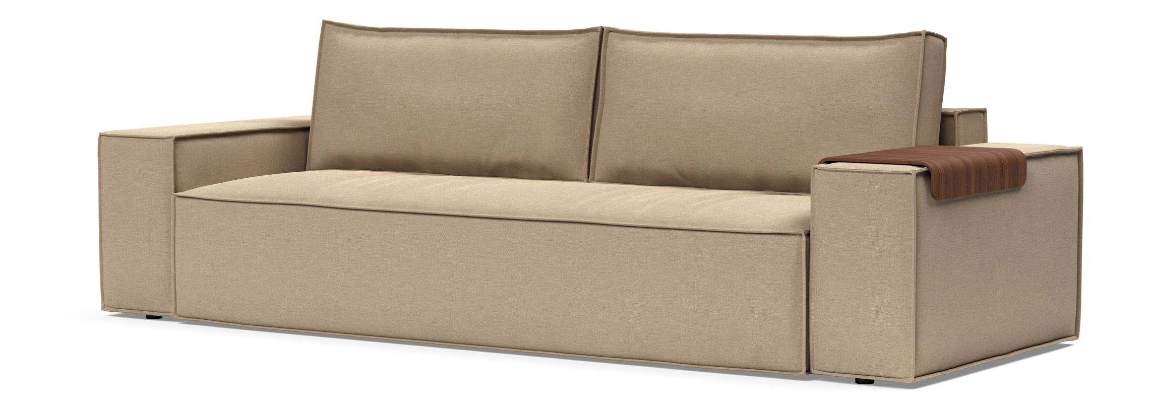Newilla Storage Sofa Bed w/ Wide Arm Rests