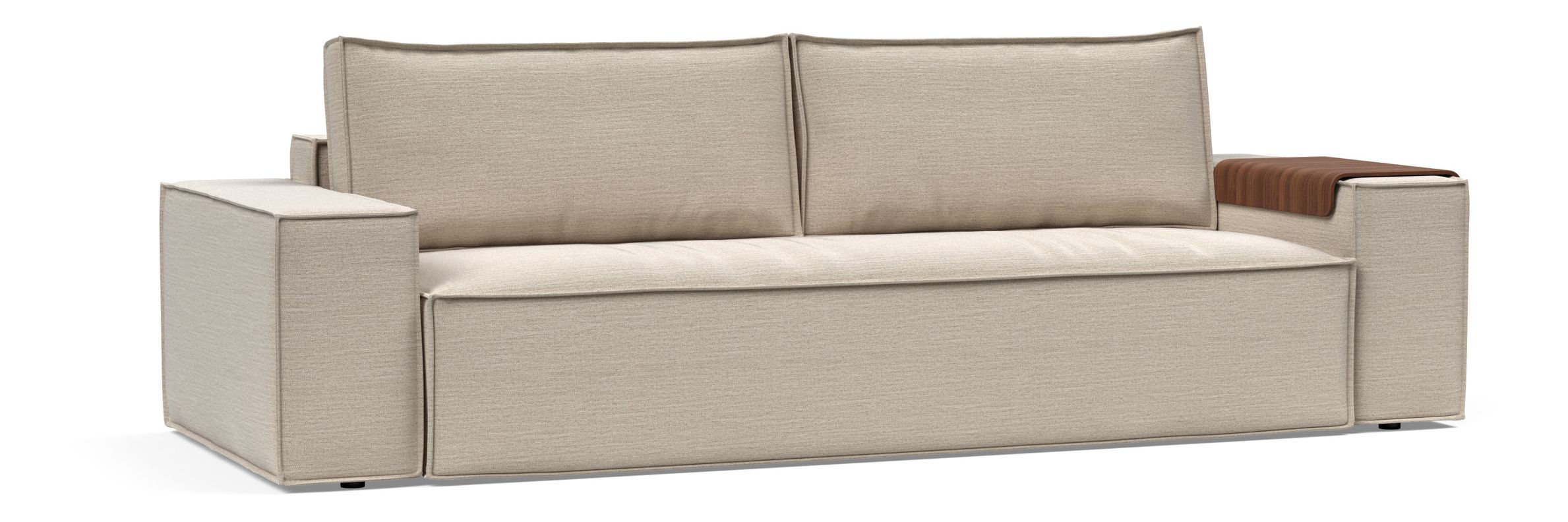 Newilla Storage Sofa Bed w/ Wide Arm Rests