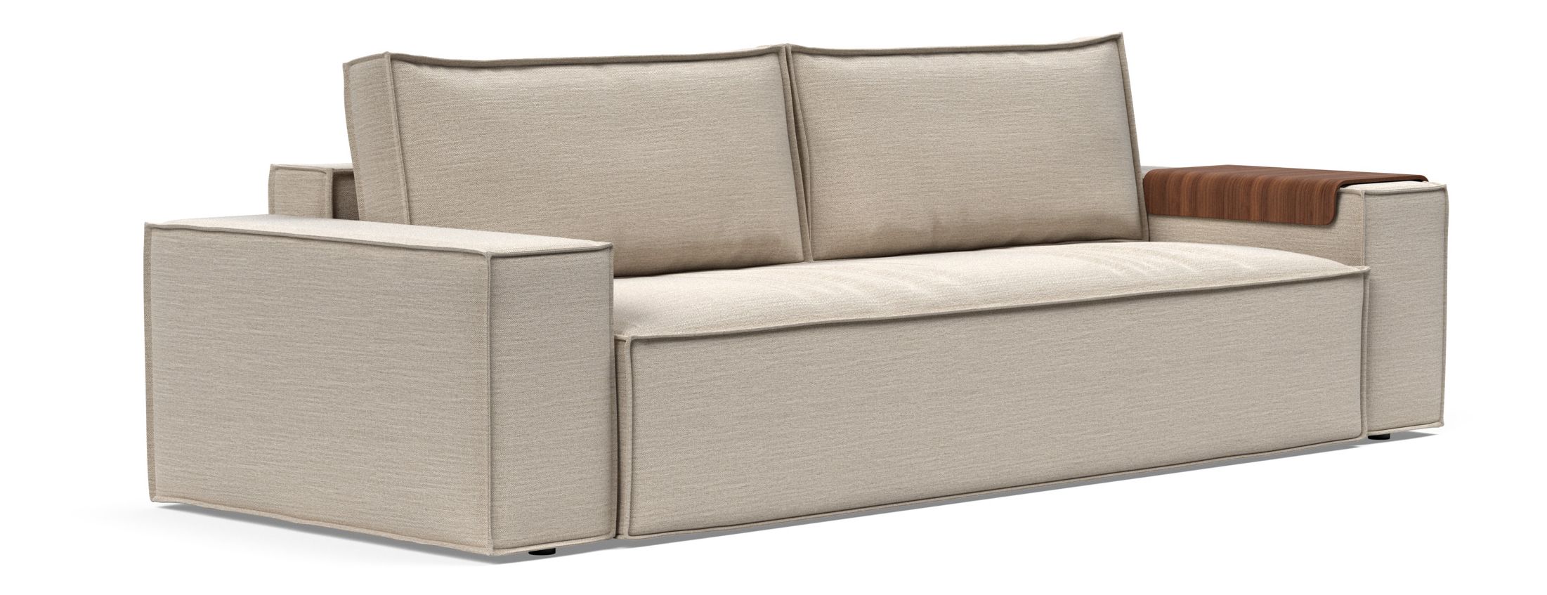 Newilla Storage Sofa Bed w/ Wide Arm Rests