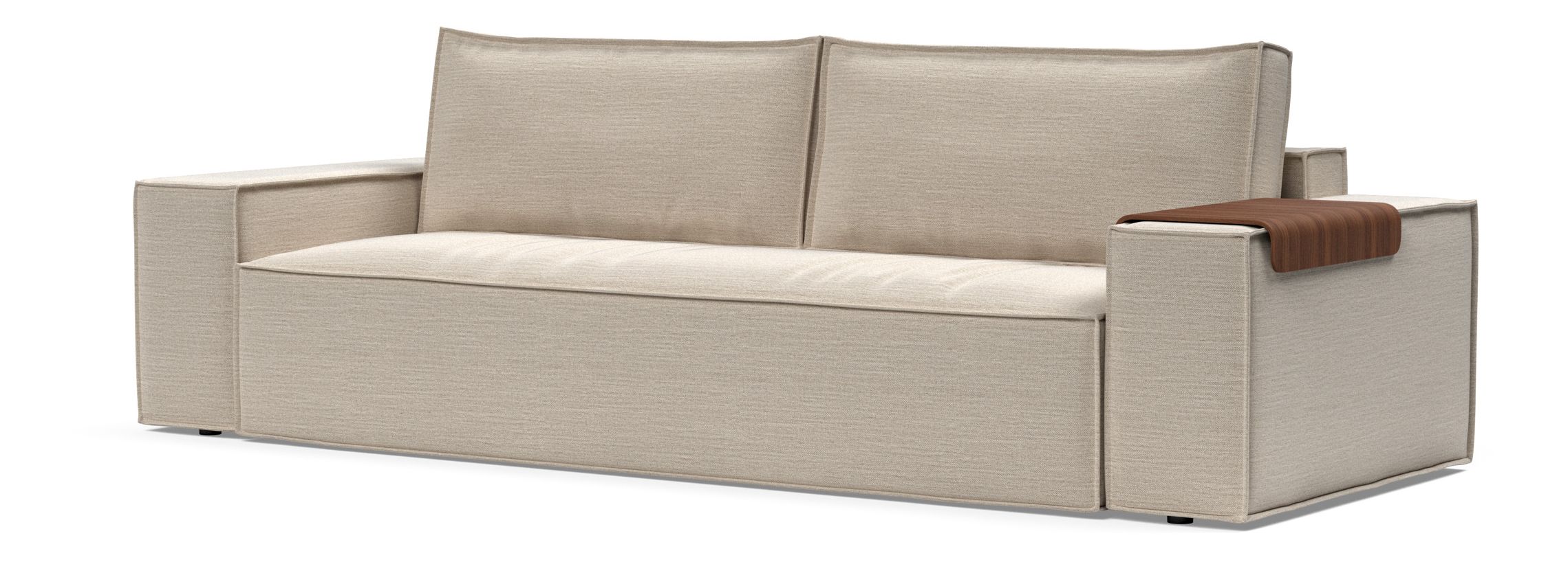Newilla Storage Sofa Bed w/ Wide Arm Rests