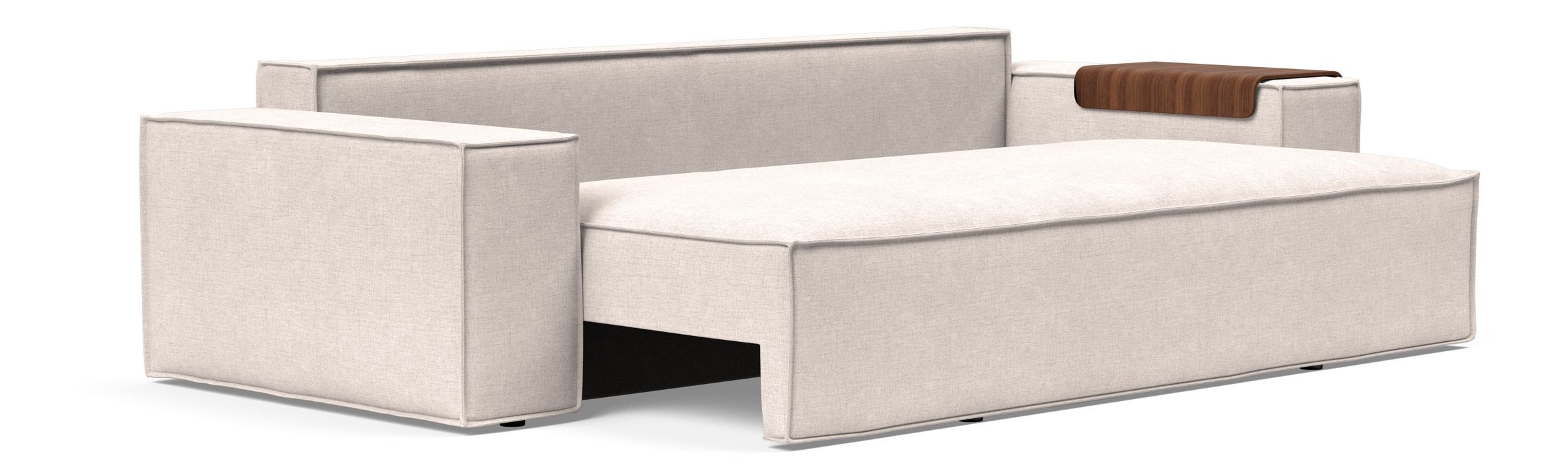 Newilla Storage Sofa Bed w/ Wide Arm Rests