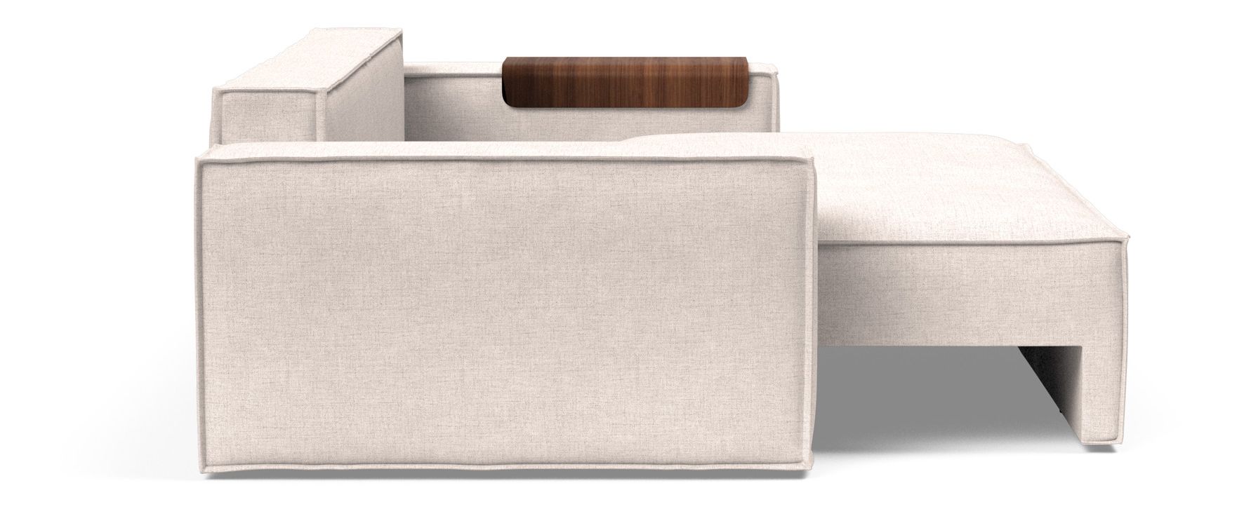 Newilla Storage Sofa Bed w/ Wide Arm Rests