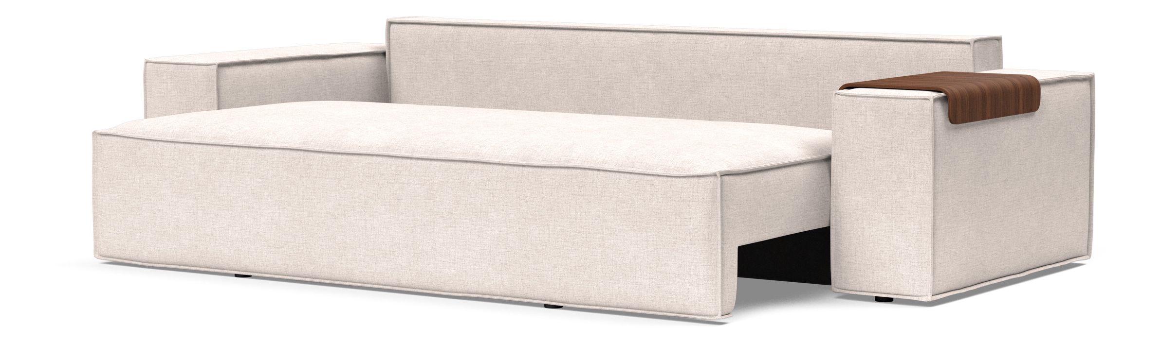 Newilla Storage Sofa Bed w/ Wide Arm Rests
