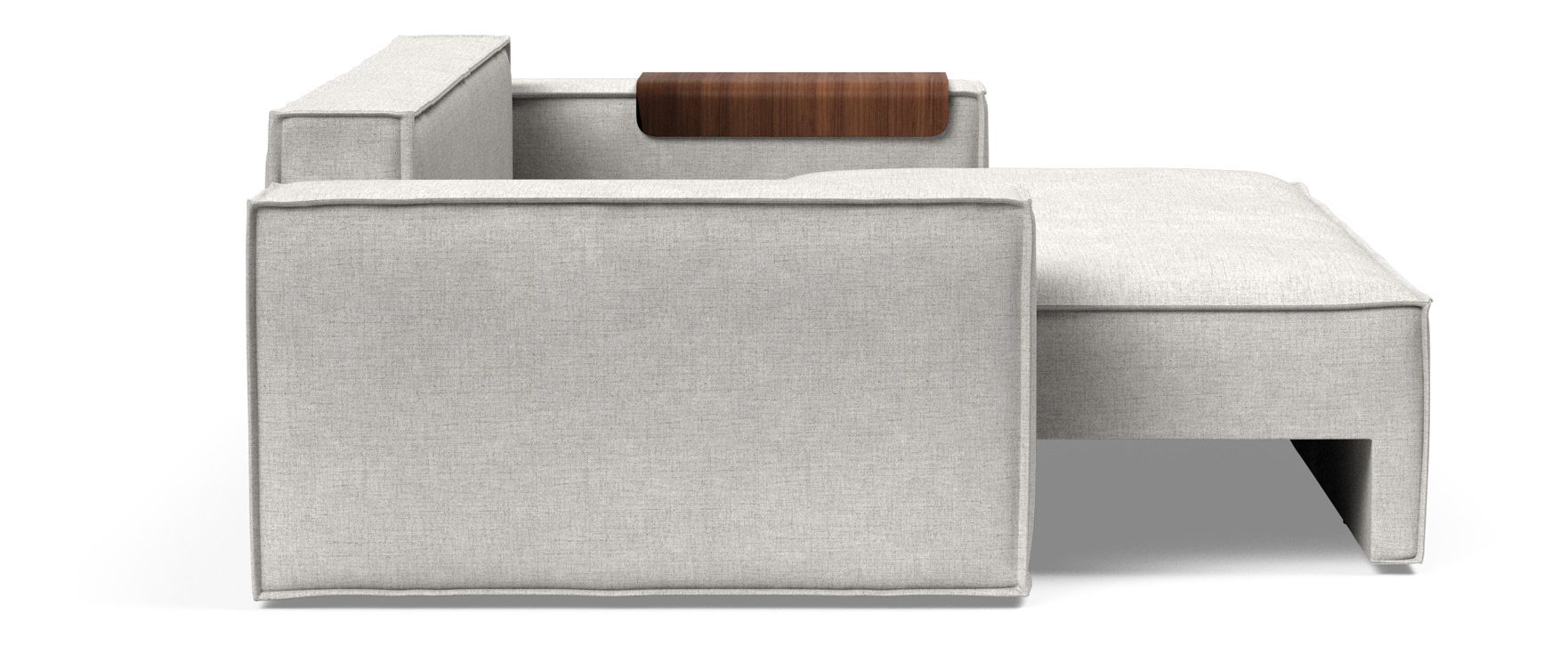 Newilla Storage Sofa Bed w/ Wide Arm Rests