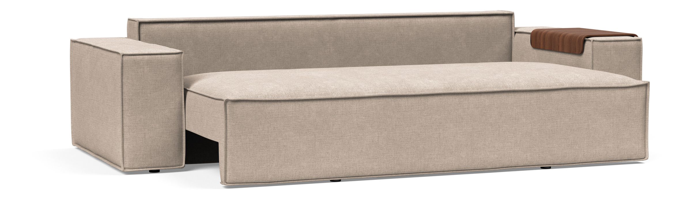 Newilla Storage Sofa Bed w/ Wide Arm Rests