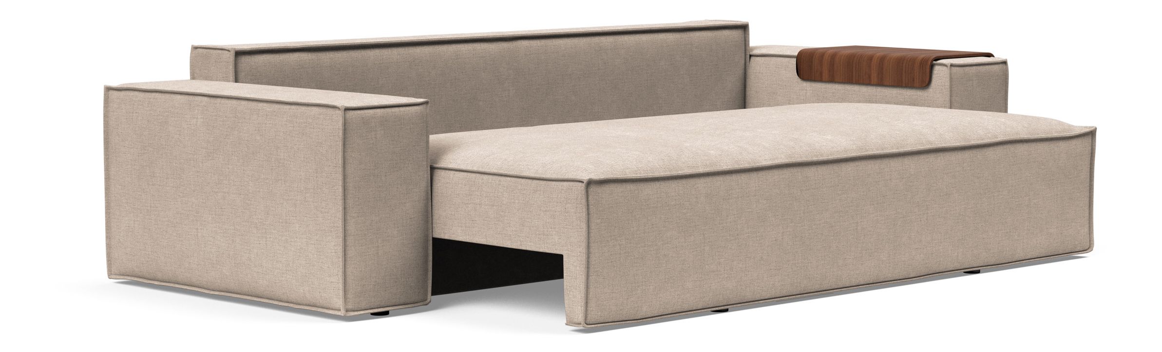 Newilla Storage Sofa Bed w/ Wide Arm Rests