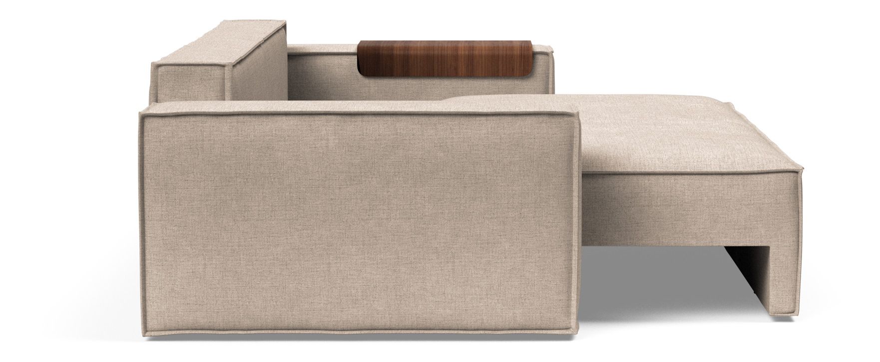 Newilla Storage Sofa Bed w/ Wide Arm Rests