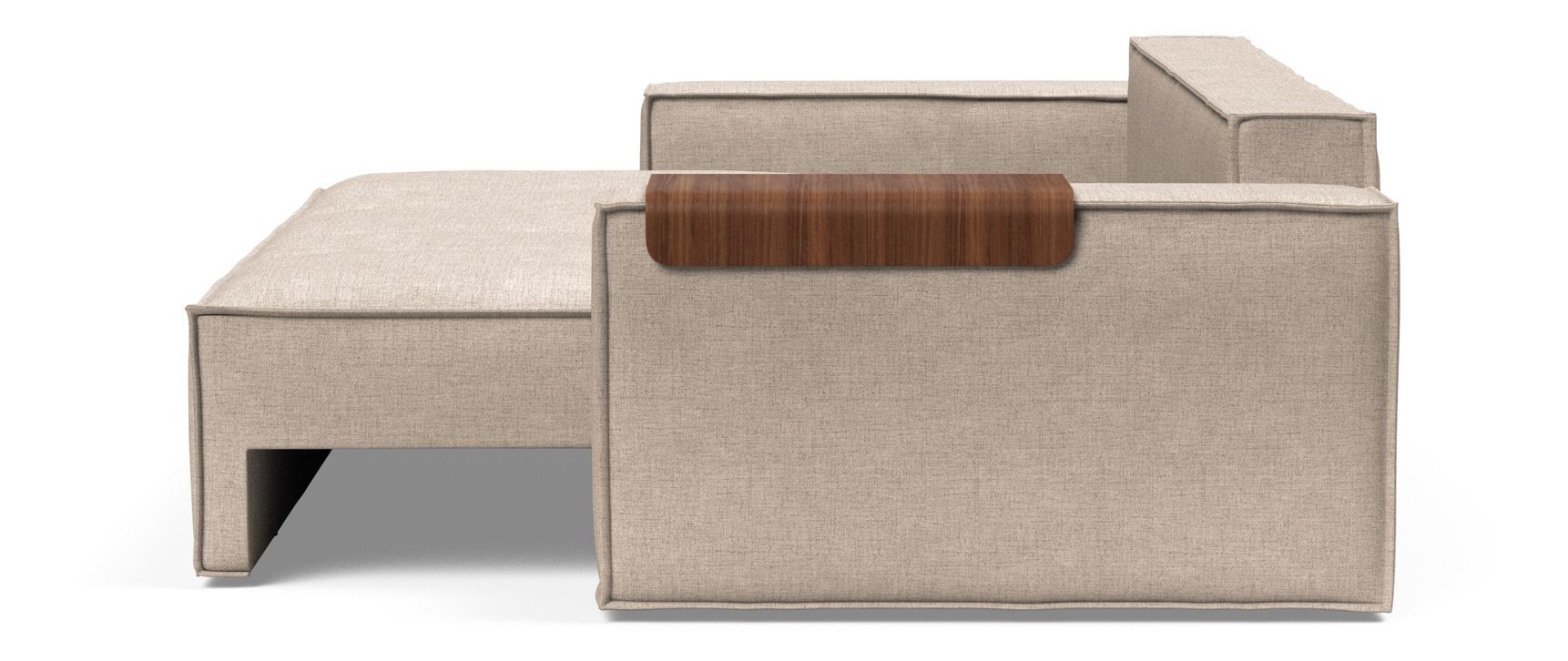 Newilla Storage Sofa Bed w/ Wide Arm Rests