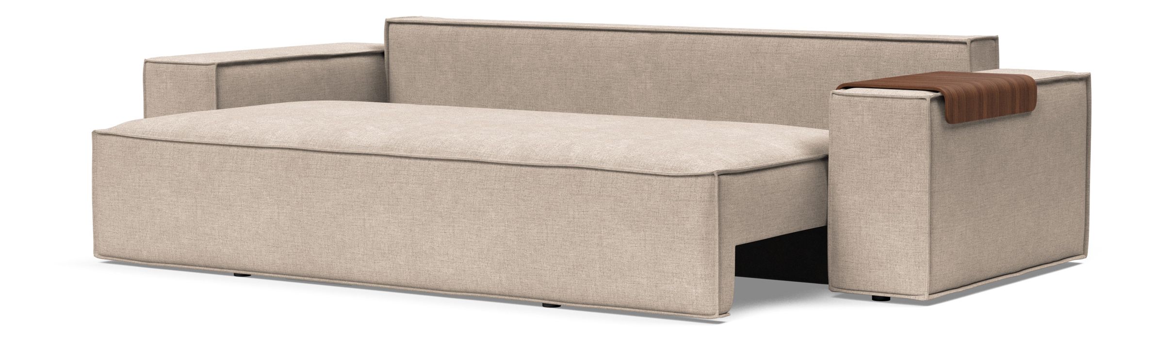 Newilla Storage Sofa Bed w/ Wide Arm Rests