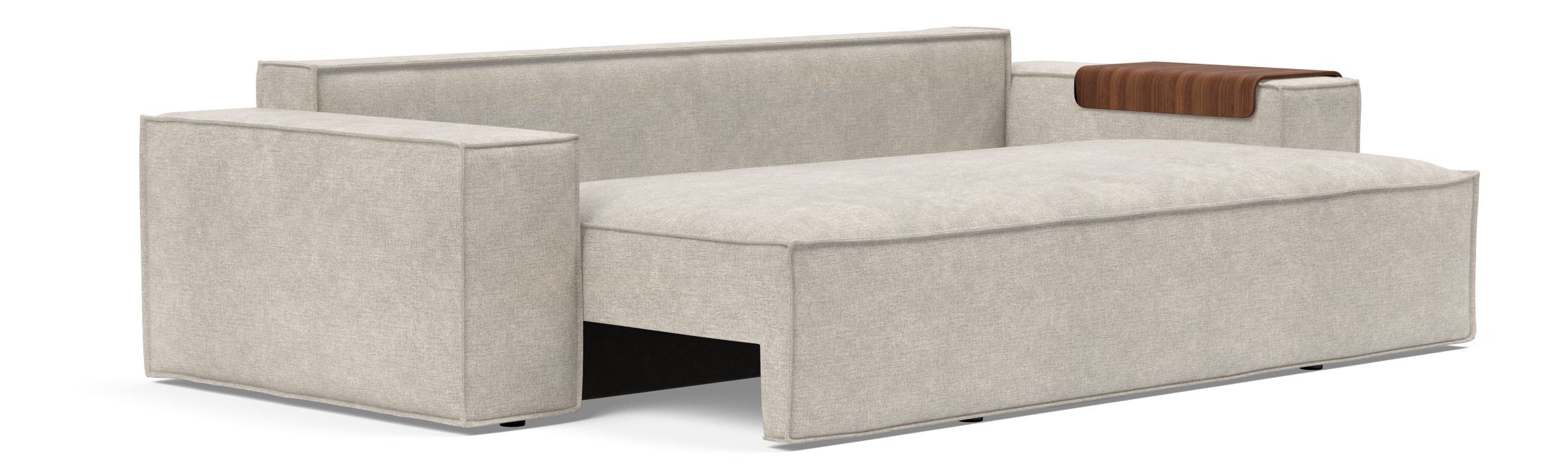 Newilla Storage Sofa Bed w/ Wide Arm Rests