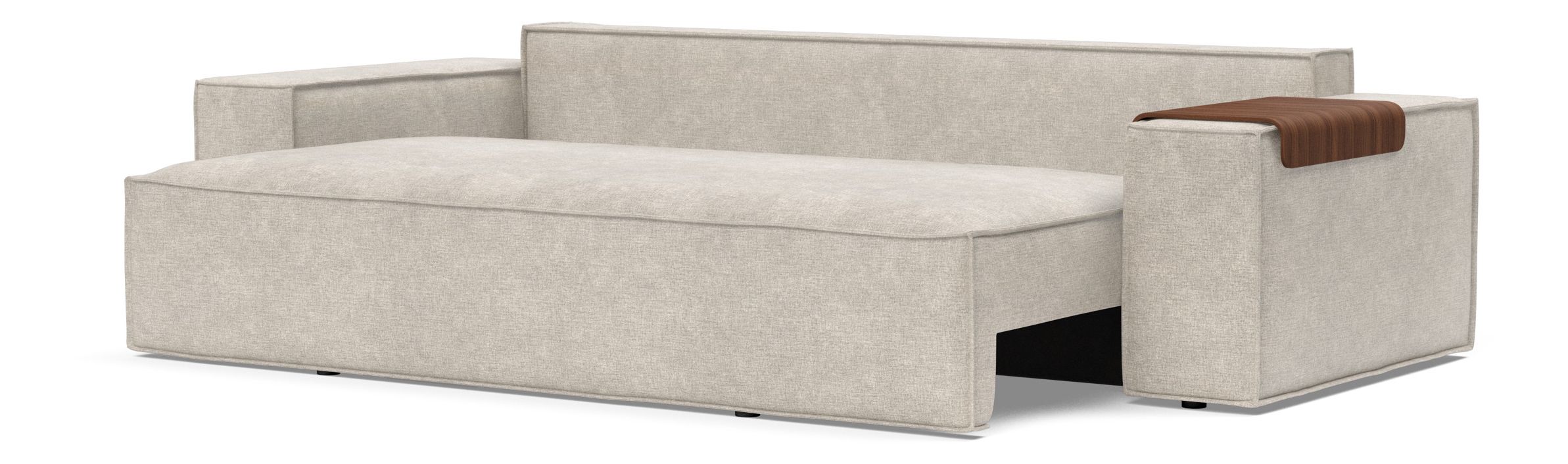 Newilla Storage Sofa Bed w/ Wide Arm Rests