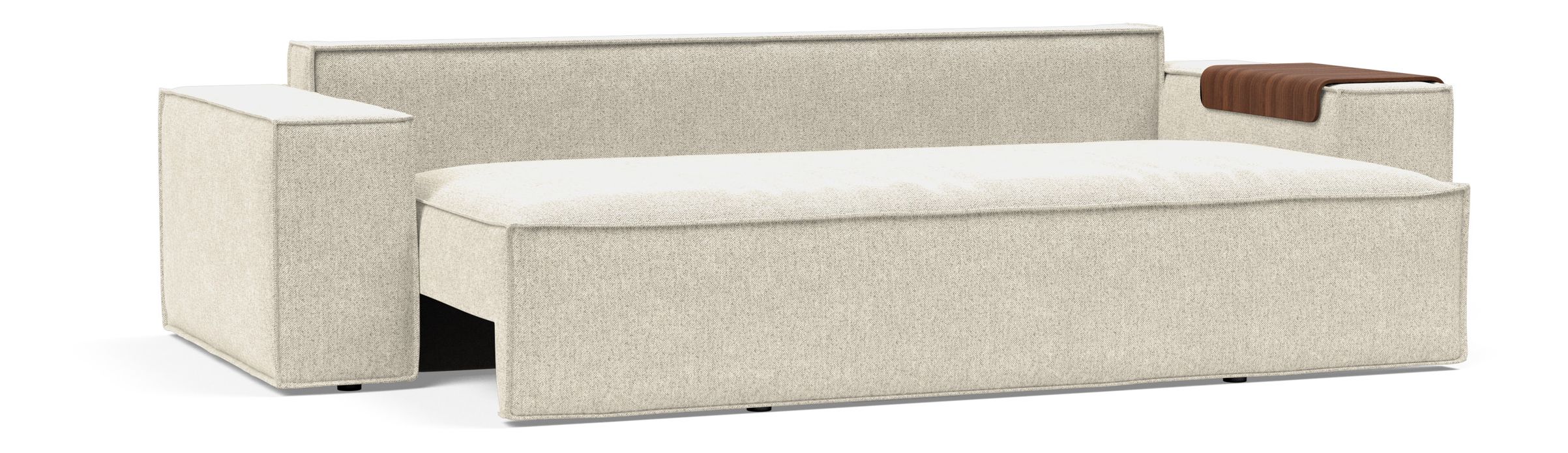 Newilla Storage Sofa Bed w/ Wide Arm Rests