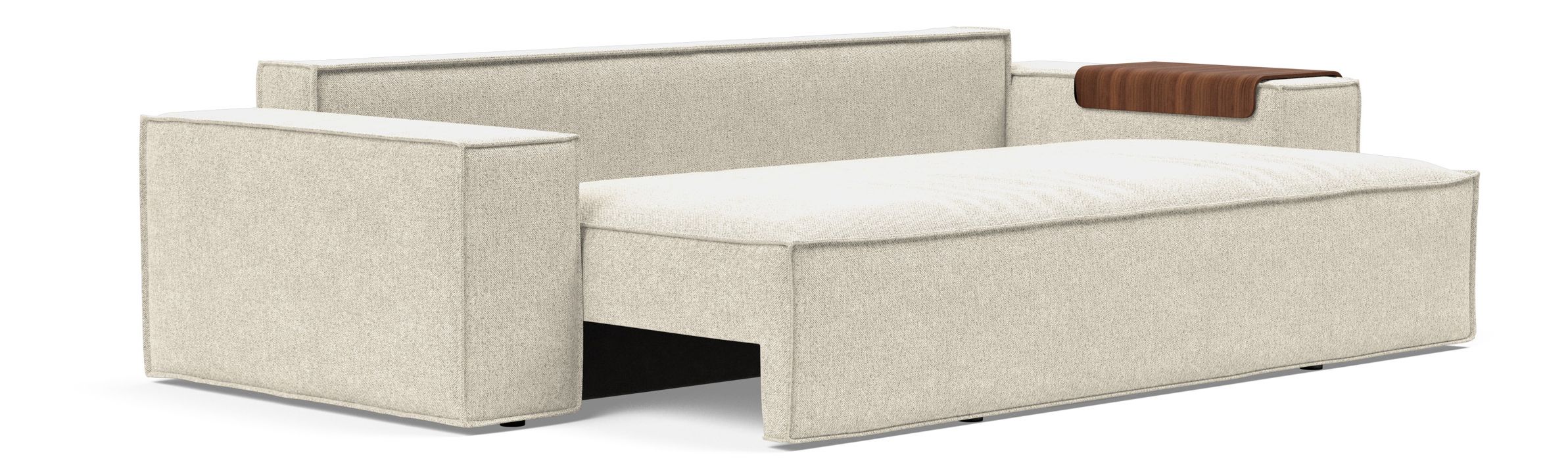 Newilla Storage Sofa Bed w/ Wide Arm Rests