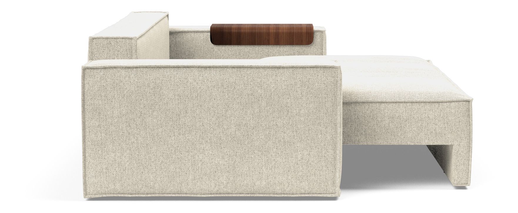 Newilla Storage Sofa Bed w/ Wide Arm Rests