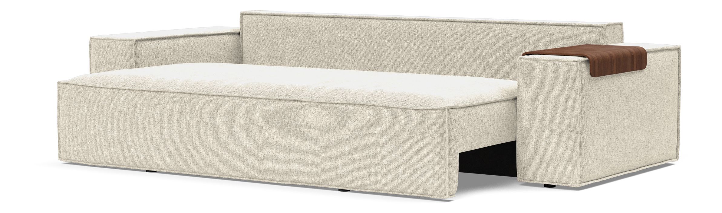 Newilla Storage Sofa Bed w/ Wide Arm Rests