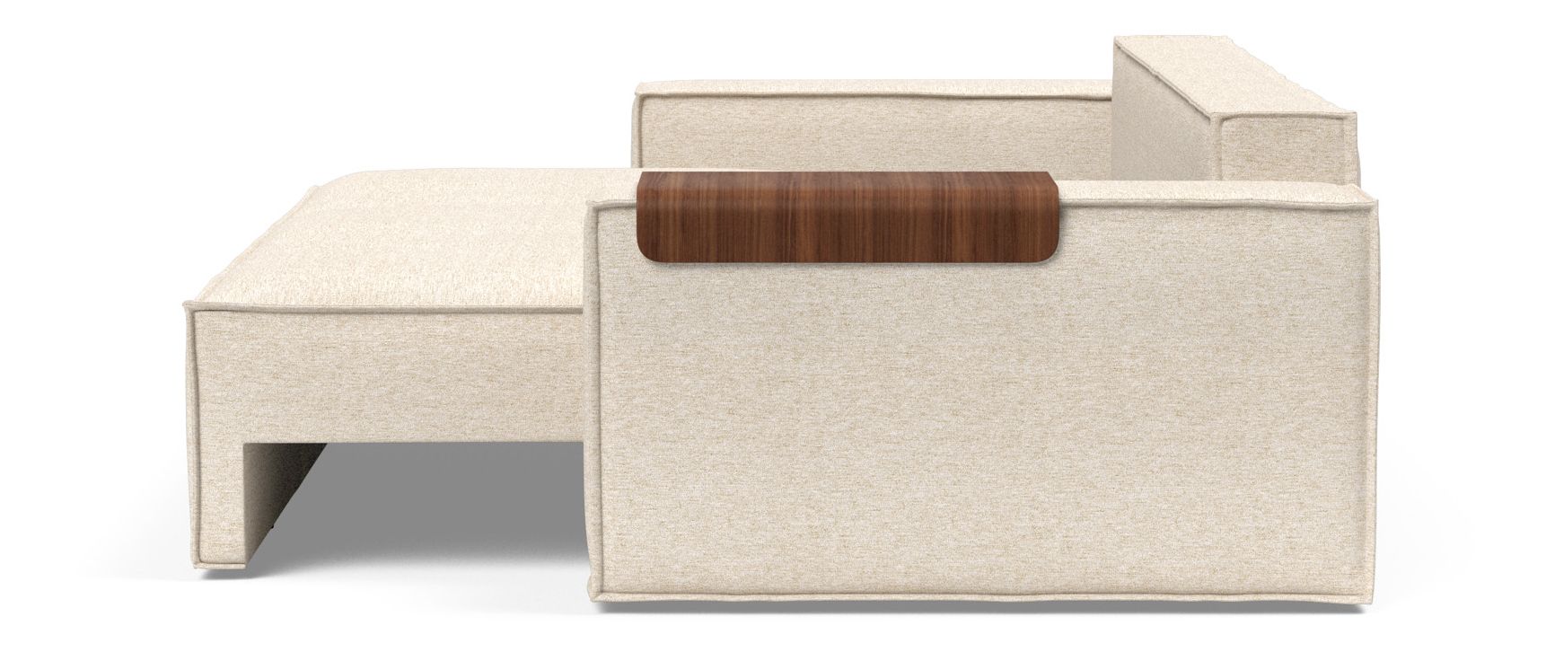 Newilla Storage Sofa Bed w/ Wide Arm Rests