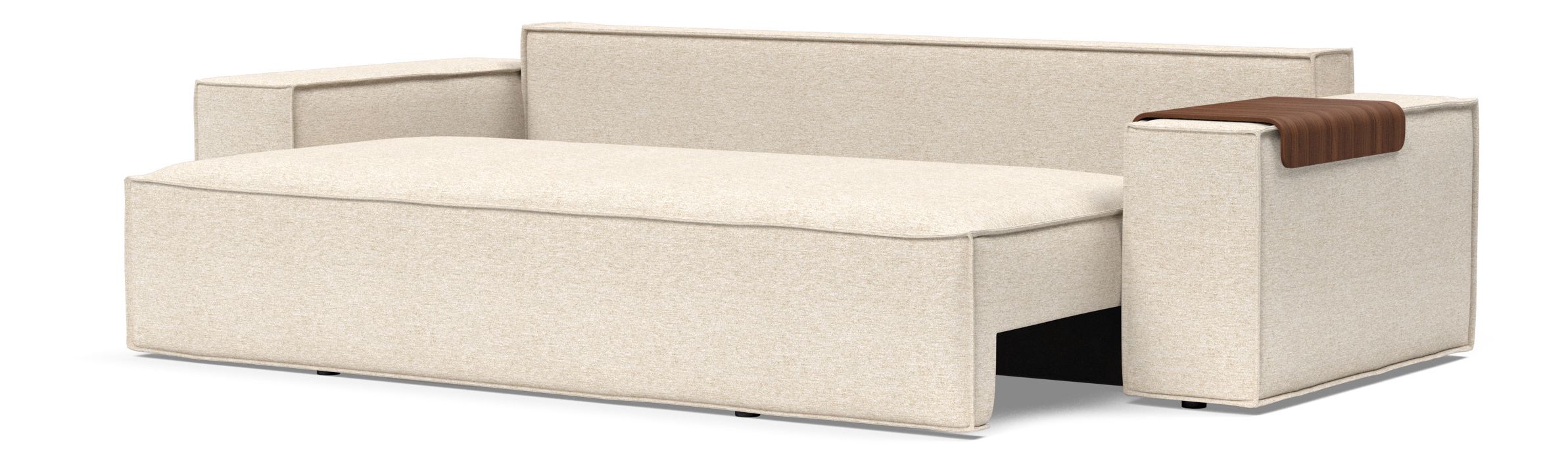 Newilla Storage Sofa Bed w/ Wide Arm Rests