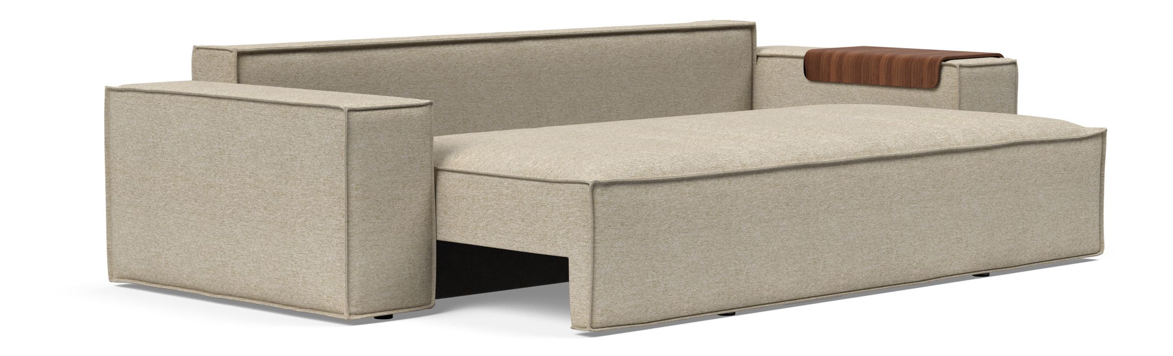 Newilla Storage Sofa Bed w/ Wide Arm Rests