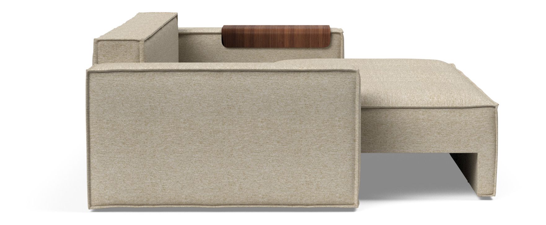 Newilla Storage Sofa Bed w/ Wide Arm Rests