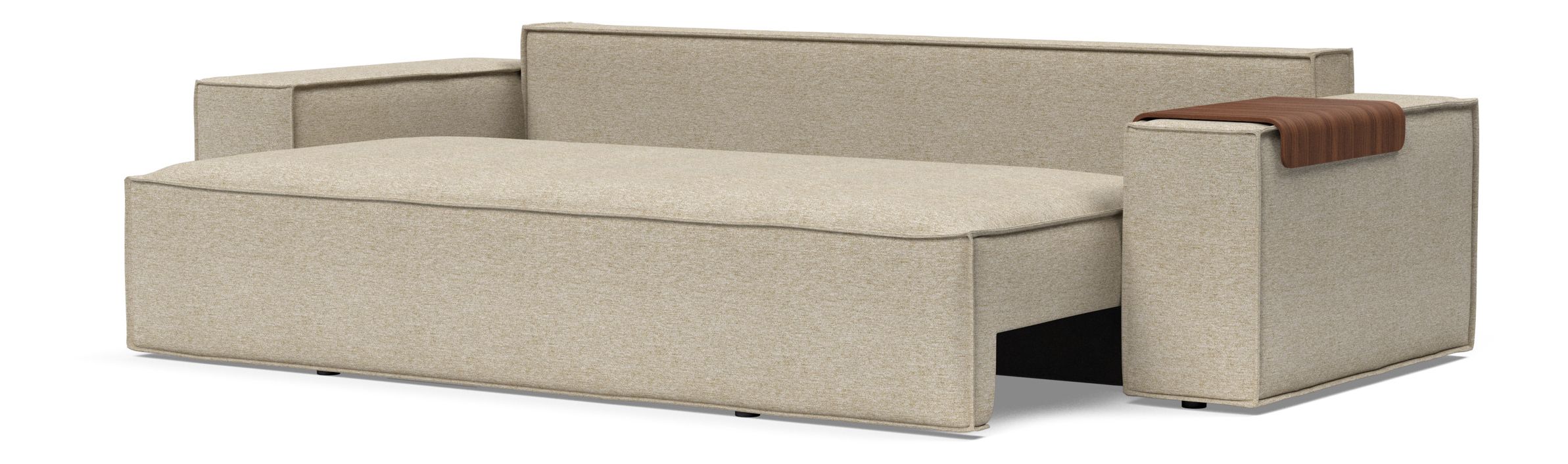 Newilla Storage Sofa Bed w/ Wide Arm Rests