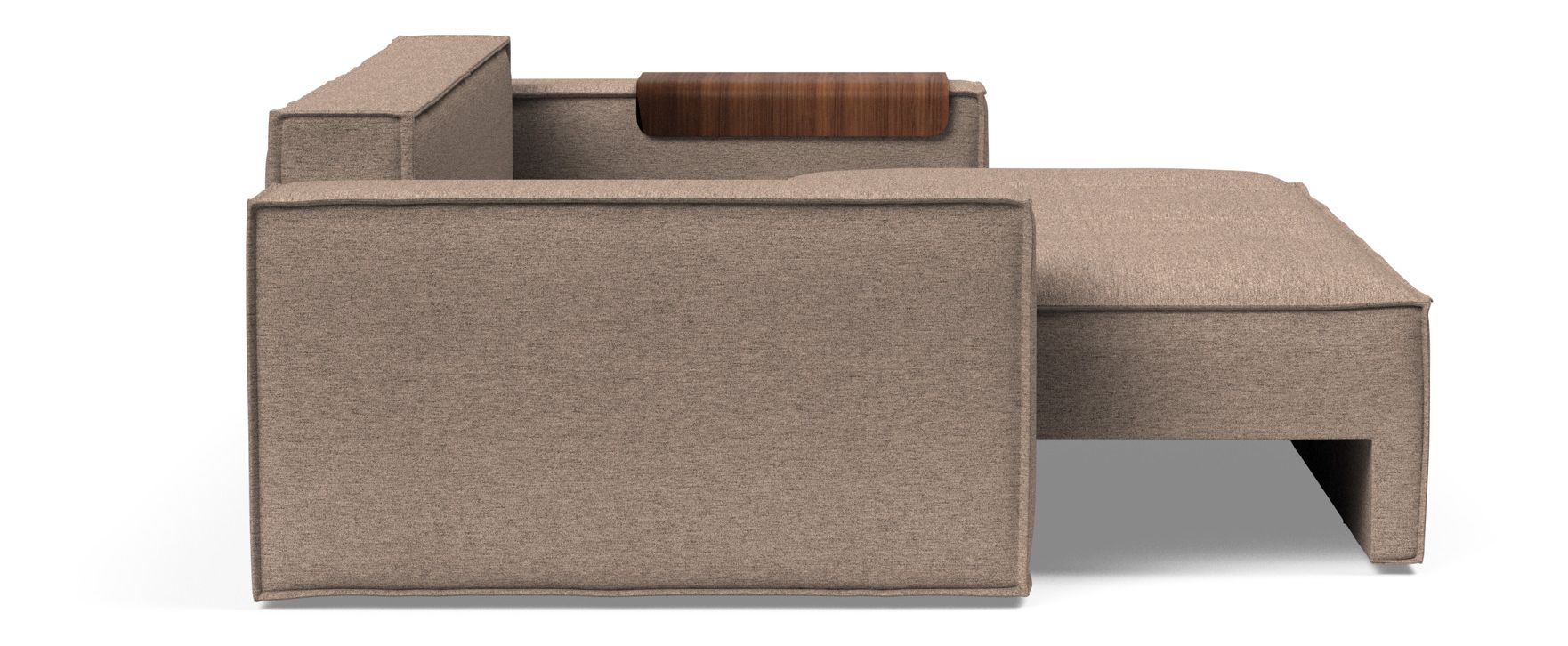 Newilla Storage Sofa Bed w/ Wide Arm Rests