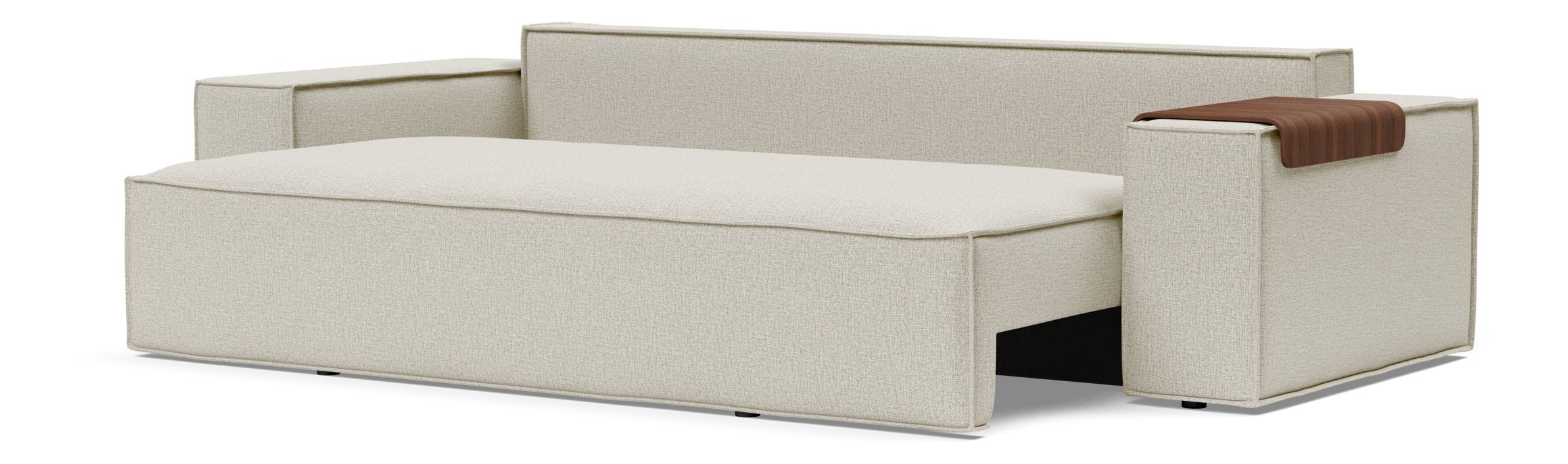 Newilla Storage Sofa Bed w/ Wide Arm Rests