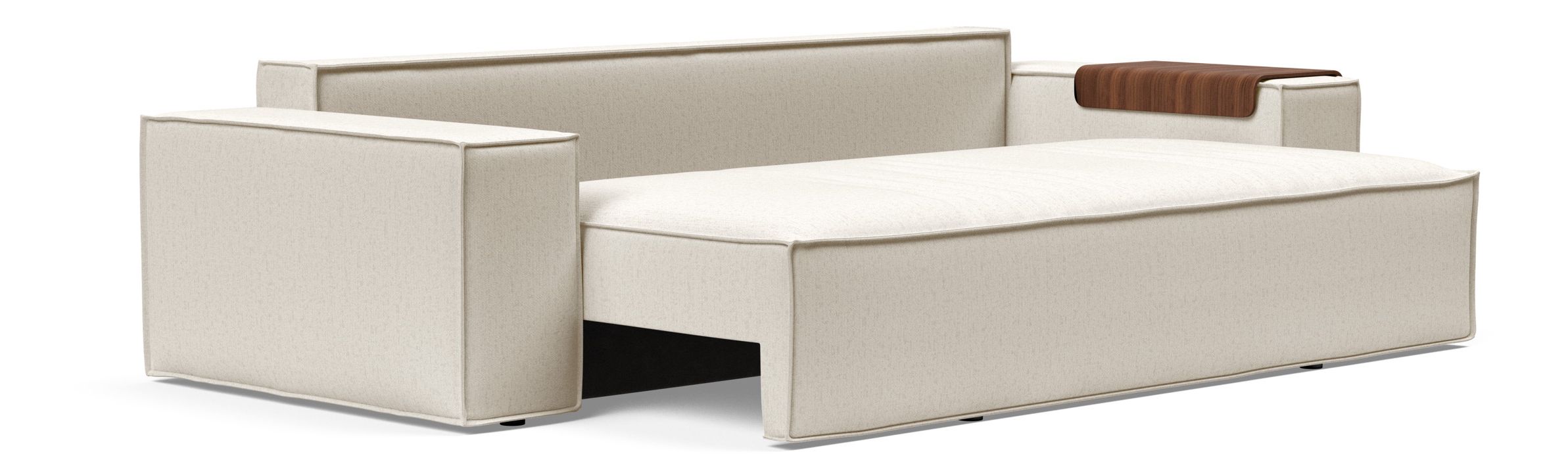 Newilla Storage Sofa Bed w/ Wide Arm Rests