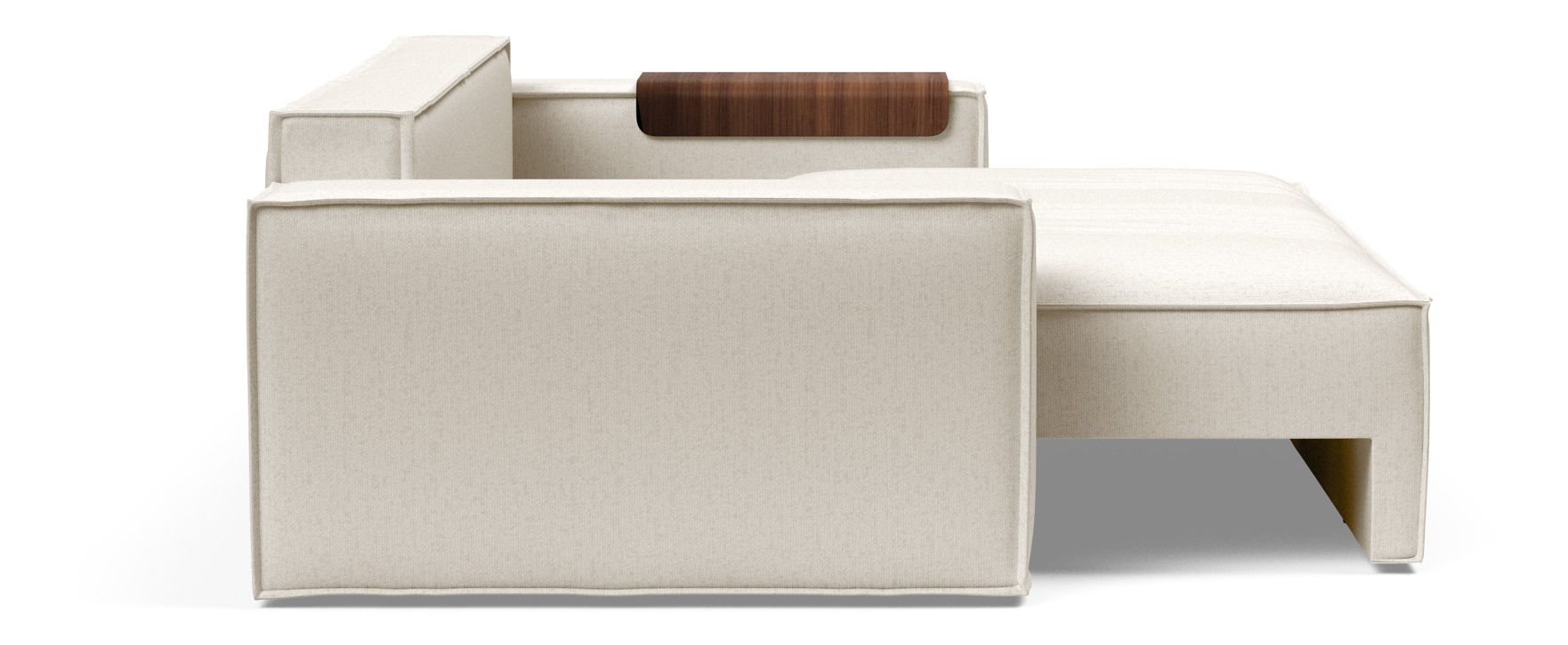 Newilla Storage Sofa Bed w/ Wide Arm Rests