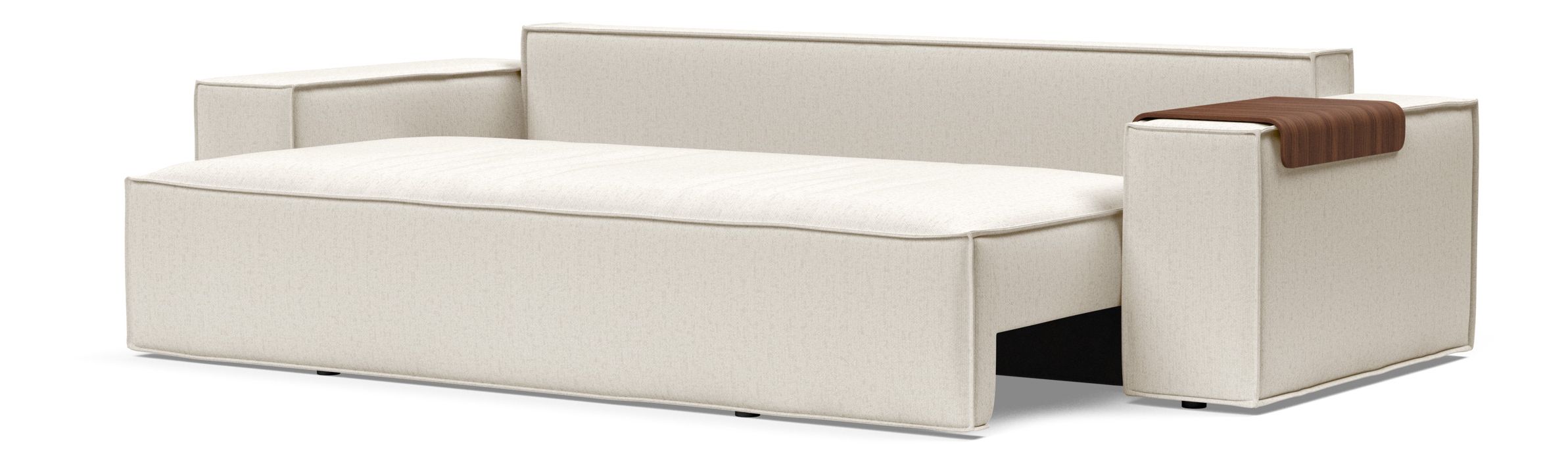 Newilla Storage Sofa Bed w/ Wide Arm Rests