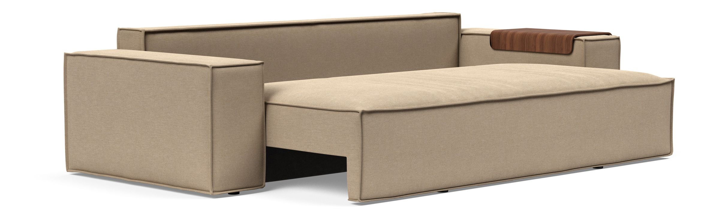 Newilla Storage Sofa Bed w/ Wide Arm Rests