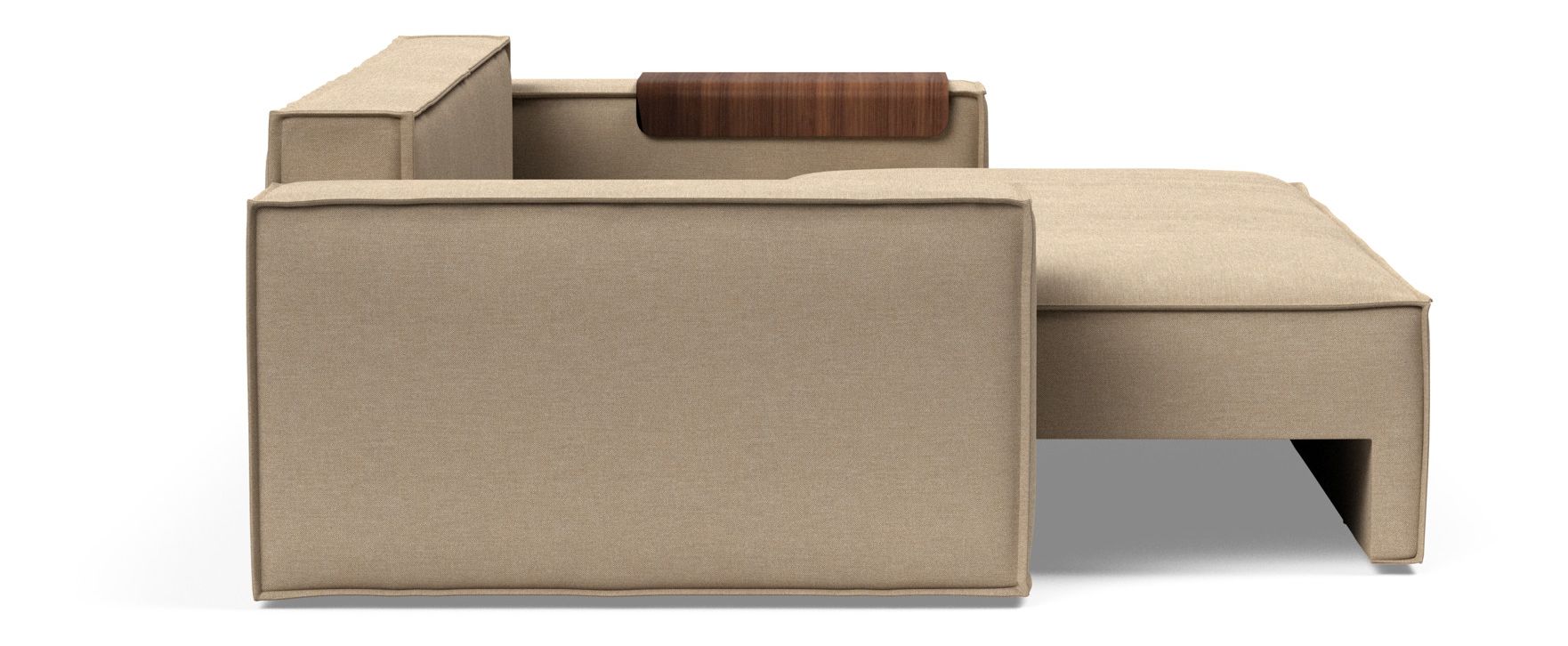 Newilla Storage Sofa Bed w/ Wide Arm Rests